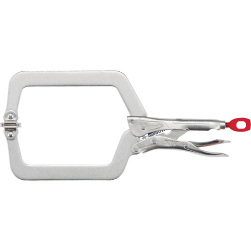 Pince-&eacute;tau en C &agrave; m&acirc;choires pivotantes Torque Lock, Longueur 9", Pinces serre-joints Duraquip Inc