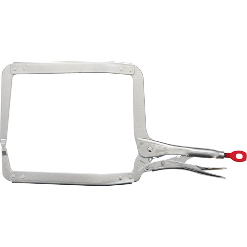 Torque Lock Locking Pliers with Deep Jaws, 18" Length, C-Clamp Duraquip Inc