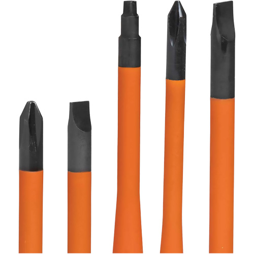 Slim-Tip Insulated Screwdriver Set, 1000 V, 6 Pcs Duraquip Inc