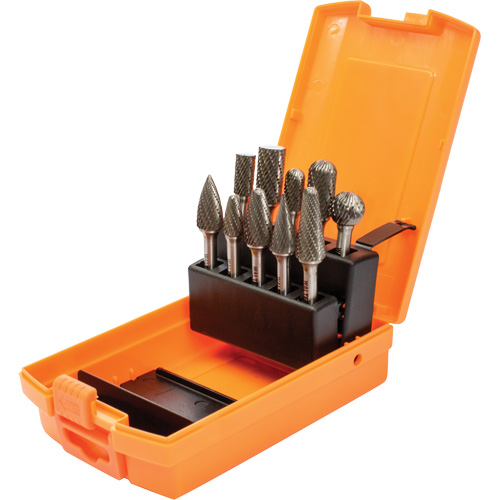 DC Carbide Burr Kit, 10 Pieces Duraquip Inc