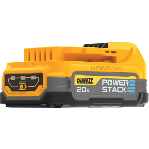 Max* Powerstack Compact Battery, Lithium-Ion, 20 V, 1.7 A Duraquip Inc
