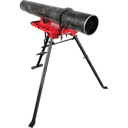 Tr&eacute;pied de nivellement de 6" avec &eacute;tau &agrave; chaîne Duraquip Inc