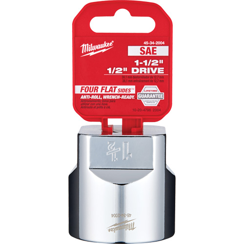 Prise SAE avec c&ocirc;t&eacute;s Four Flats, 1-1/2", Prise 1/2", 6 pans Duraquip Inc