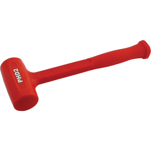 One-Piece Dead Blow Hammer, 1.6 lbs., Smooth Grip, 12-3/4" L Duraquip Inc