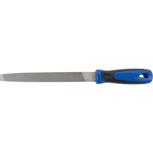 Mill File With Handle, Flat, 8", Smooth Duraquip Inc