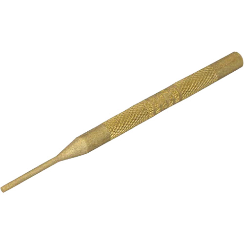 Brass Pin Punch, 3/32" Dia. x 4" L Duraquip Inc