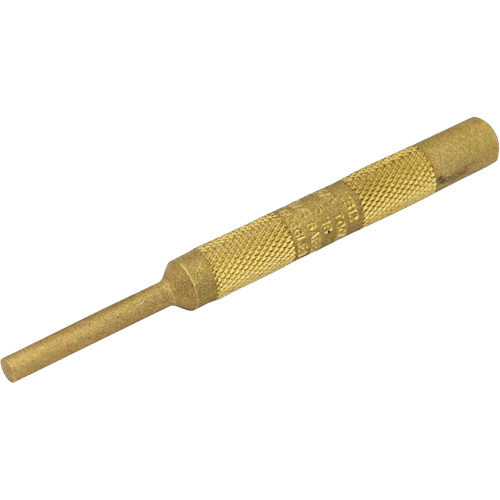 Brass Pin Punch, 3/16" Dia. x 4" L Duraquip Inc