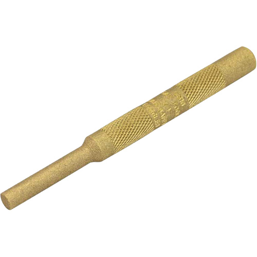 Brass Pin Punch, 1/4" Dia. x 4" L Duraquip Inc