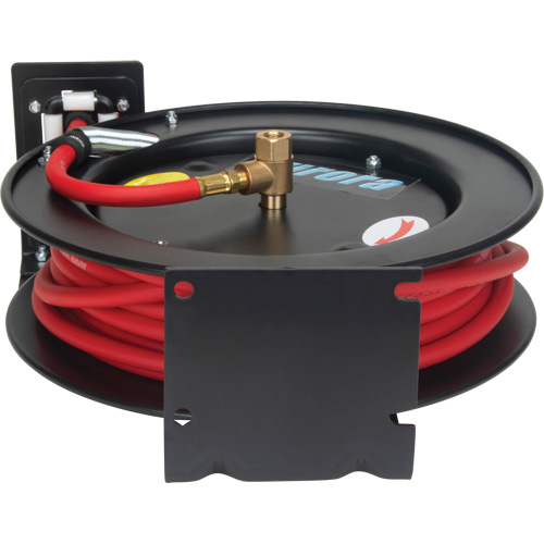 Hose Reel, Air/Water, 1/4" x 35', Single Hose, 300 psi Duraquip Inc