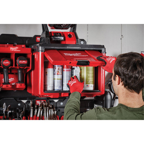 Packout Tool Cabinet, 15" x 15" x 20", Black/Red Duraquip Inc