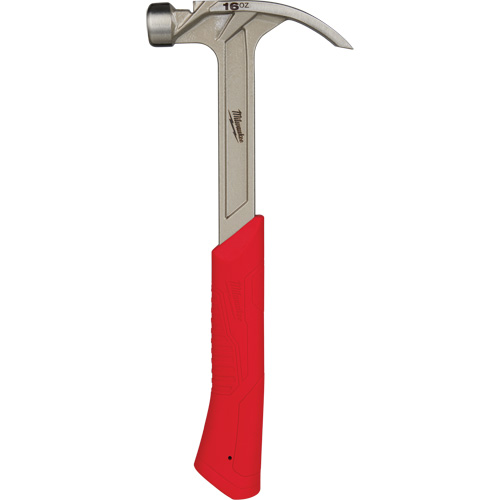 Claw Hammer, 16 oz., Cushion Handle, 13" L Duraquip Inc