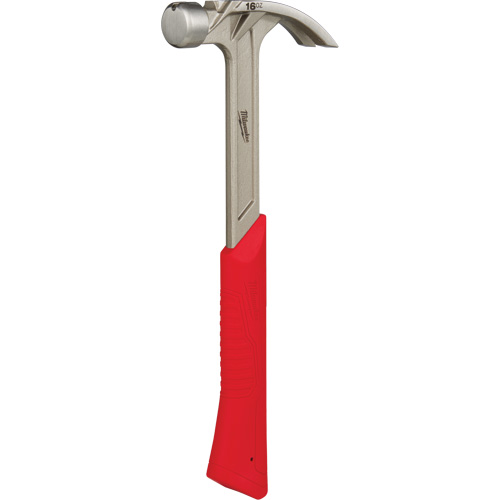 Claw Hammer, 16 oz., Cushion Handle, 13" L Duraquip Inc