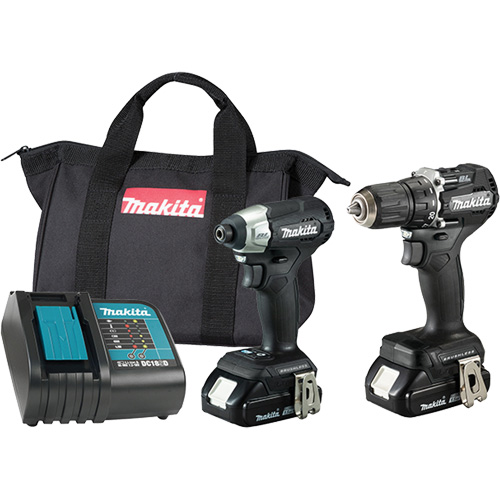 LXT BL Sub-Compact 2 Tool Combo Kit, Lithium-Ion, 18 V Duraquip Inc