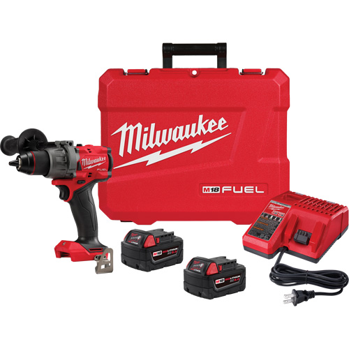 Ensemble perceuse/visseuse M18 FUEL, Lithium-ion, 18 V, Mandrin 1/2", Couple 1400 lp-po Duraquip Inc