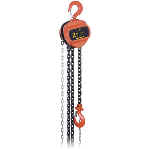 VCH Series Chain Hoist, 10' Lift, 4400 lbs. (2 tons) Capacity, Heat-Treated Alloy Steel Chain Duraquip Inc