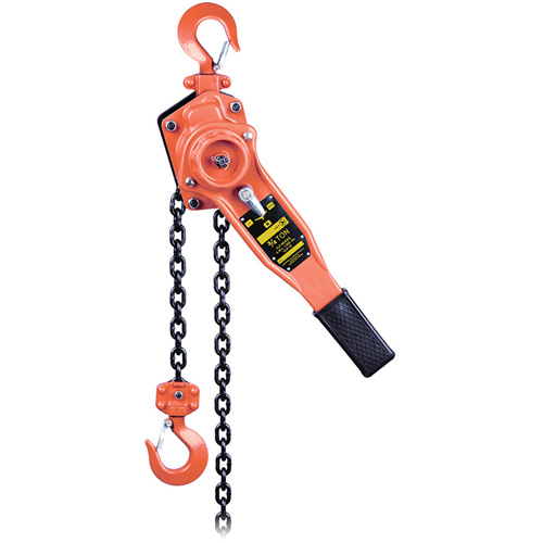 VLP Series Lever Chain Hoist, 10' Lift, 1653.46 lbs. (0.75 tons) Capacity Duraquip Inc