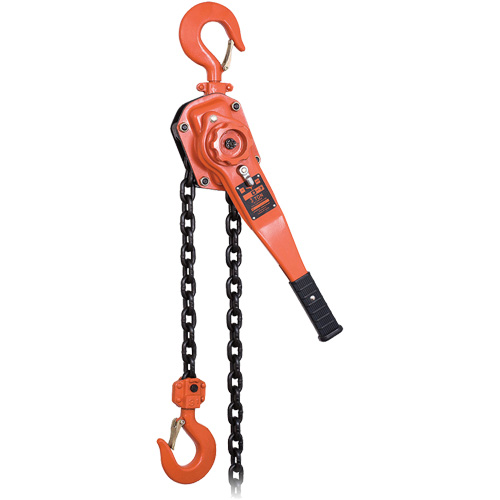 KLP Series Heavy-Duty Lever Chain Hoist, 5' Lift, 6000 lbs. (3 tons) Capacity Duraquip Inc
