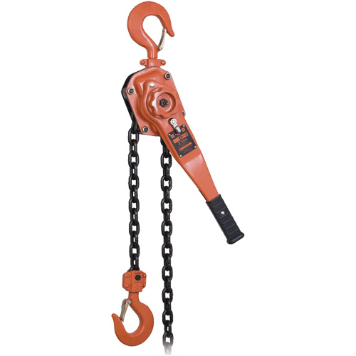 KLP-300L-5 KLP Series Heavy-Duty Lever Chain Hoist with Overload Protection, 5' Lift, 6000 lbs. (3 tons) Capacity Duraquip Inc