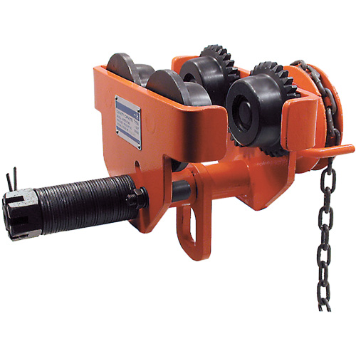 Chariot &agrave; engrenage pour usage intensif s&eacute;rie SGT, 10 000 lb (5 tonnes) Capacit&eacute;, 4-1/2" - 8-1/32" Duraquip Inc