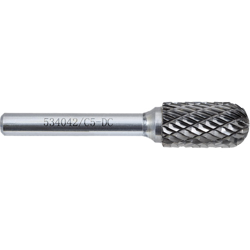 C5-DC Jet-Kut&reg; GP Carbide Burr, 1/2" Dia., 1" Depth of Cut Duraquip Inc
