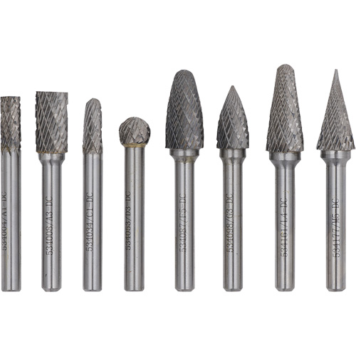 CBHP-8 Jet-Kut&reg; Premium Carbide Burr Set, 8 Pieces Duraquip Inc