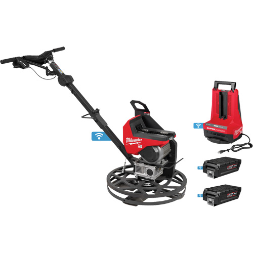 Kit de truelle &agrave; bordures &agrave; conducteur marchant 24" MX Fuel Duraquip Inc