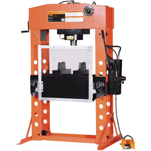 Super Heavy-Duty Shop Presses, 100 tons Capacity Duraquip Inc