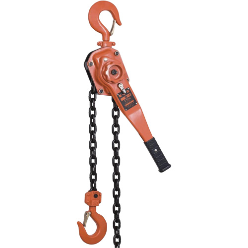 KLP-300-10 KLP Series Lever Chain Hoists, 10' Lift, 6000 lbs. (3 tons) Capacity, Steel Chain Duraquip Inc