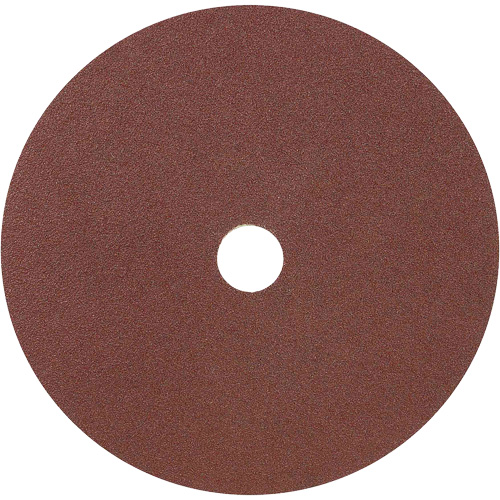 Disque de ponçage en fibre de r&eacute;sine pour meuleuses &agrave; angle — pour l'acier, 7" dia., Grain A60, Oxyde d'aluminium Duraquip Inc