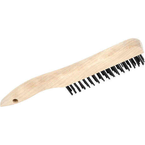 4SH Brosse &agrave; r&eacute;curer manuelle, Acier au carbone, 4 x 16 rangs de fils, Longueur 10" Duraquip Inc