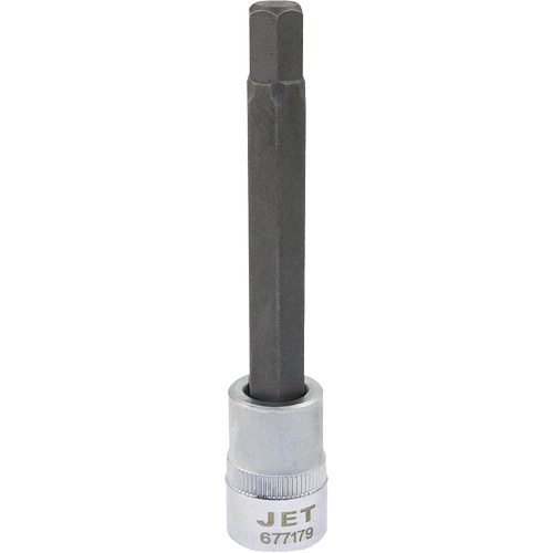Extra-Long Bit Sockets, Hex, 9 mm x 4" L, 3/8" Drive Duraquip Inc