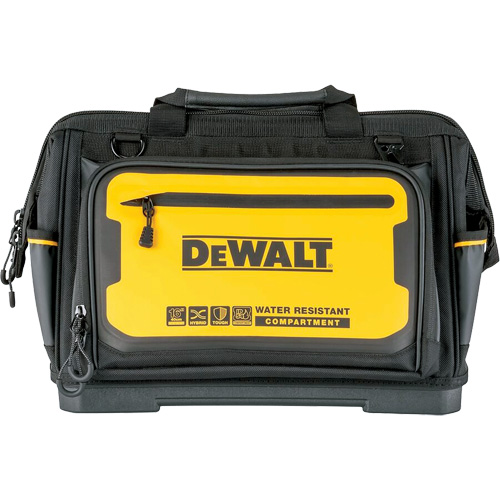 16” PRO Open Mouth Tool Bag, 31 Pockets, Black/Yellow Duraquip Inc