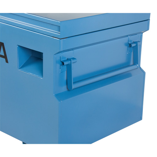 Jobsite Tool Box, 60" x 24" x 27-1/2", Steel, Blue Duraquip Inc