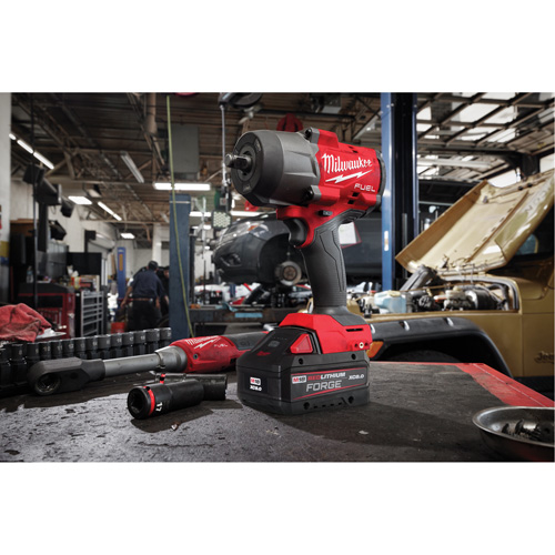 M18 Fuel 1/2" High Torque Impact Wrench with Friction Ring, 18 V, 1/2" Socket Duraquip Inc