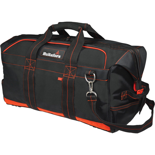 Sac professionnel de 24" pour &eacute;quipement d'entrepreneur, Polyester balistique, Noir/Rouge Duraquip Inc