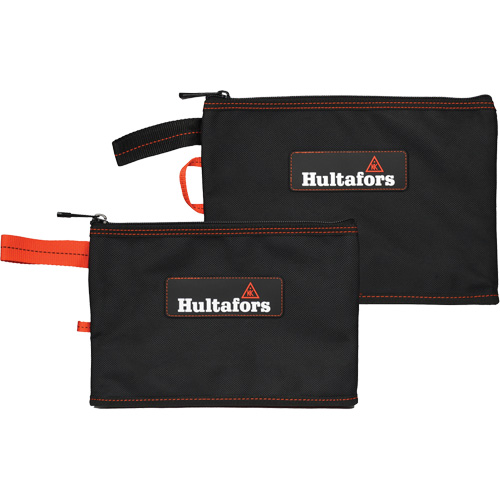 Multi-Purpose Zippered Bag, Ballistic Polyester, Black/Red Duraquip Inc