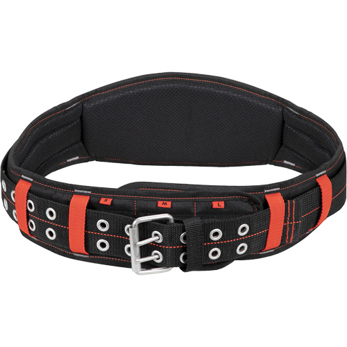 5" Padded Belt, Black/Red Duraquip Inc