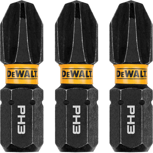 3-Piece FLEXTORQ&reg; Impact Screwdriving Bits, Phillips, #3, 1/4" Drive Duraquip Inc