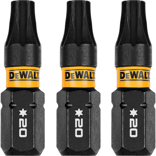 Forets pour tournevis &agrave; chocs FLEXTORQ 3 mcx, Torx, T-20, Prise 1/4" Duraquip Inc