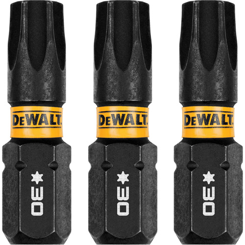 Forets pour tournevis &agrave; chocs FLEXTORQ 3 mcx, Torx, T-30, Prise 1/4" Duraquip Inc
