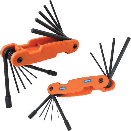 Pro Folding Hex Key Set, 21 Pcs., Metric & Imperial Duraquip Inc