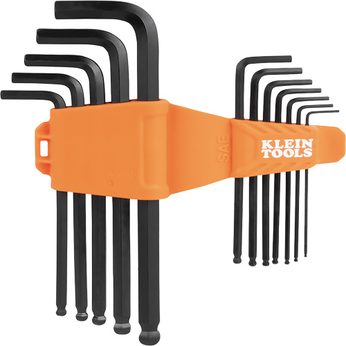 L-Style Ball-End Hex Key Wrench Set, 12 Pcs., Imperial Duraquip Inc