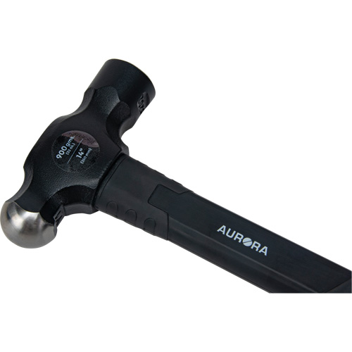 Ball Pein Hammer, 32 oz. Head Weight, Plain Face, Fibreglass Handle Duraquip Inc