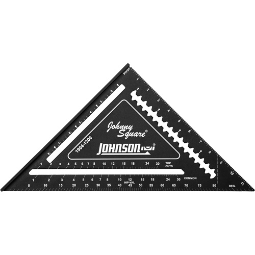 &eacute;querre de charpente 12" Johnny Square Professional Easy-Read Duraquip Inc