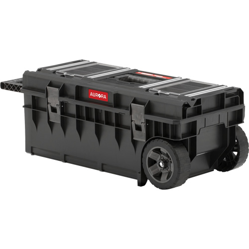 Arx Long Rolling Tool Chest, 31-1/5" x 15-1/5" x 12-7/10", Black Duraquip Inc