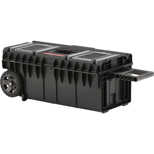 Arx Long Rolling Tool Chest, 31-1/5" x 15-1/5" x 12-7/10", Black Duraquip Inc