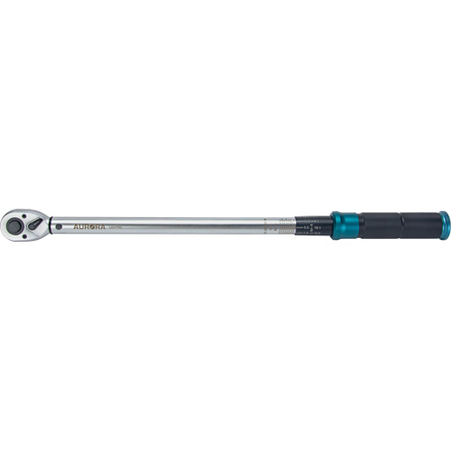 72-Tooth Torque Wrench, Click, 1/2" Square Drive, 25 - 250 ft-lbs. Duraquip Inc