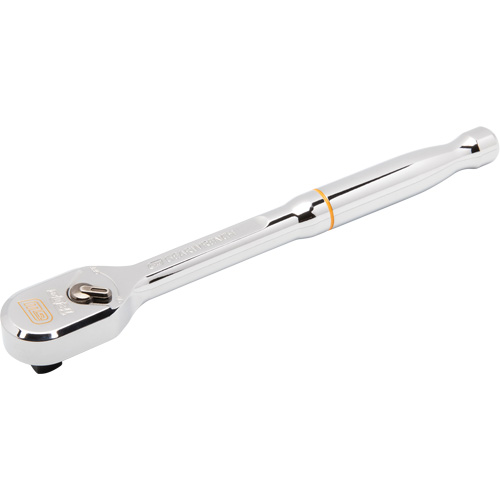 120XP Full Polish Chrome Teardrop Ratchet, 3/8" Drive, Ergonomic Handle Duraquip Inc
