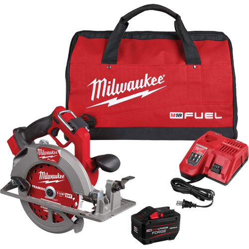 Ensemble de scie circulaire Fuel, 7-1/4", 18 V Duraquip Inc