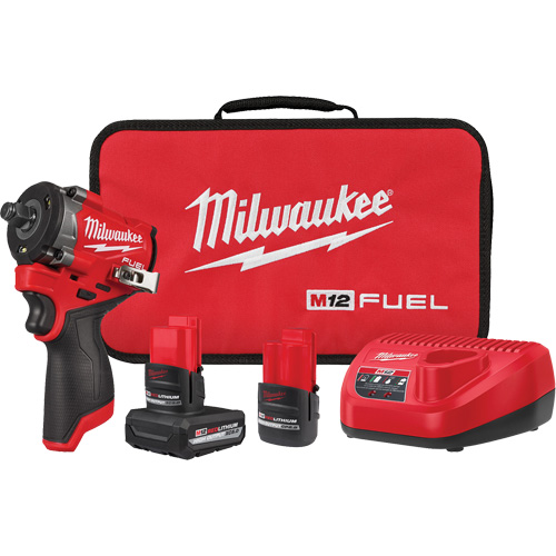 Ensemble de cl&eacute; &agrave; chocs courte Fuel, 12 V, Mandrin 1/2" Duraquip Inc
